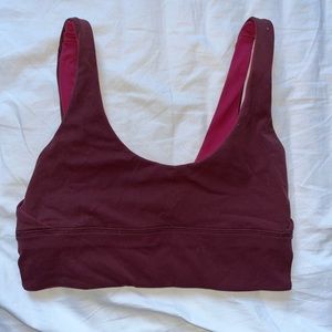 LULULEMON ALIGN BRA RED MERLOT/POMEGRANATE